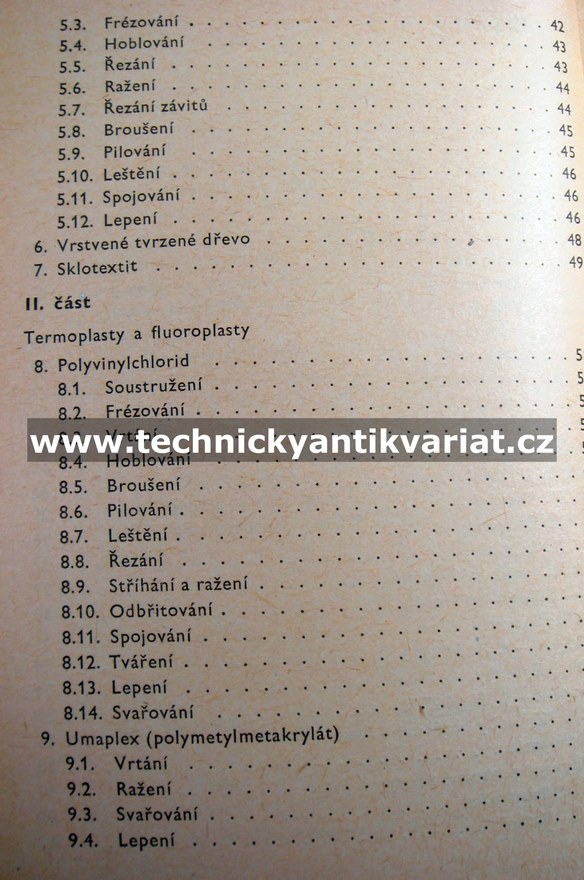 Obrábění plastických hmot - František Rybář