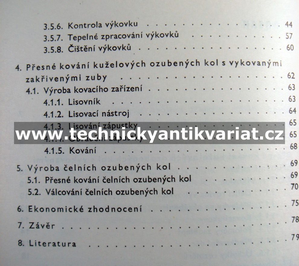 Přesné kování kuželových ozubených kol - Bohumil Pospíšil