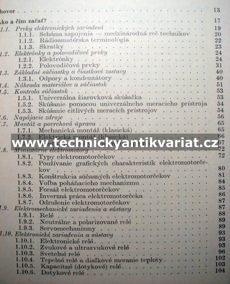 Amatérské elektronické modely - Janusz Wojciechowski (1972)