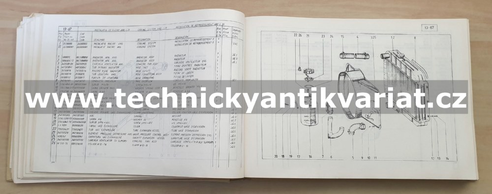Aro 24 - katalog náhradních dílů