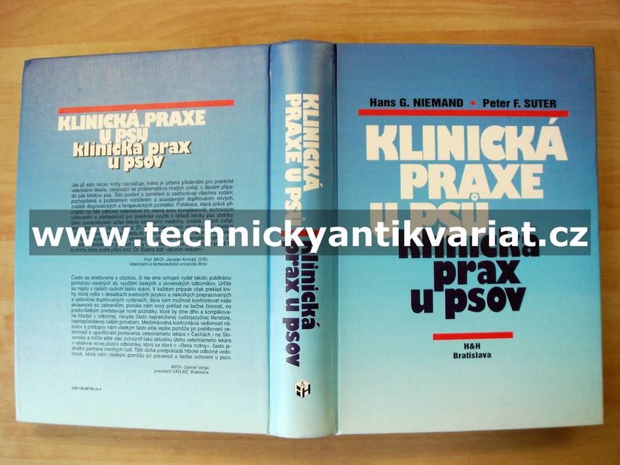 Klinická praxe u psů, klinická prax u psov - Niemand, Suter