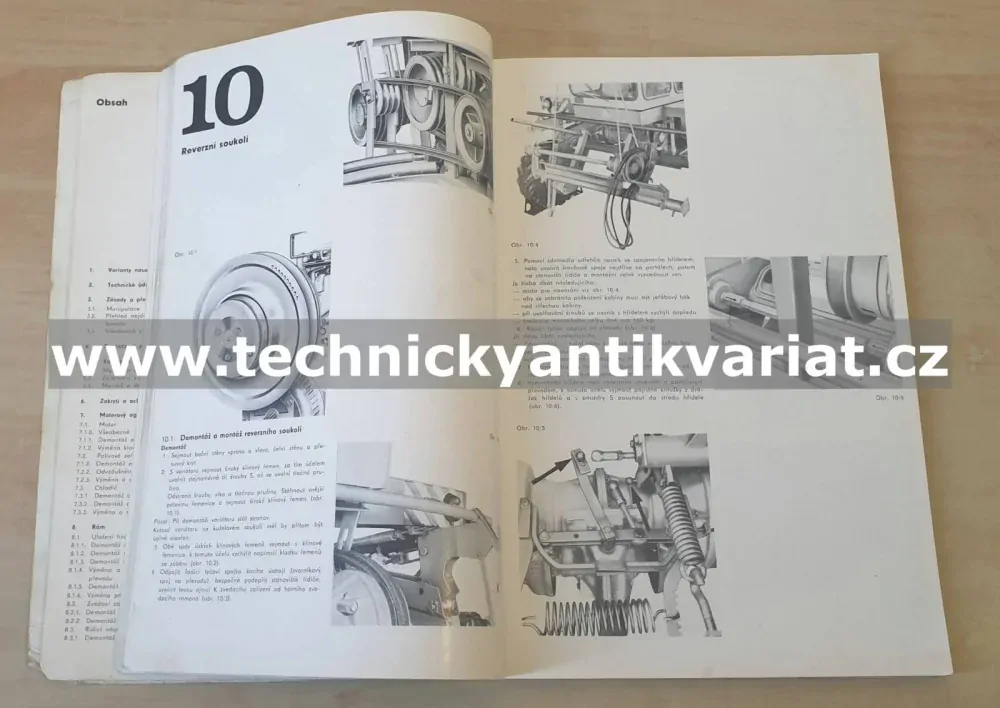 Žací řádkovač E301 - Servisní příručka
