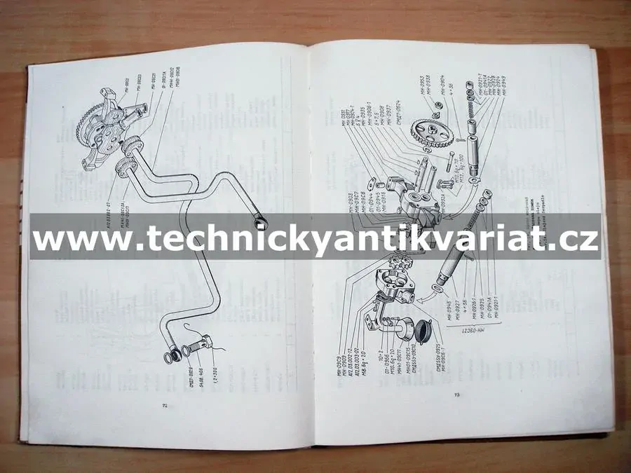 DT 75MB - katalog součástí a montážních jednotek