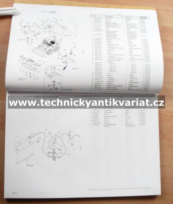 Komatsu SK714-5 - Parts Book (2006)