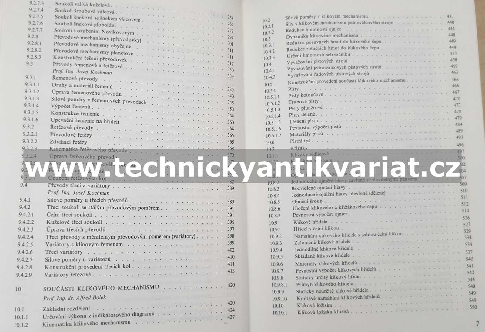 Části strojů 2.svazek - Bolek, Kochman a kol. (1990)