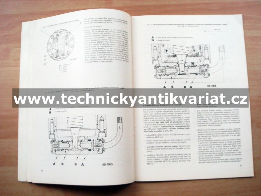 Hydraulické servořízení 712 HRSB 350, 712 HRNB 350 - dílenská příručka