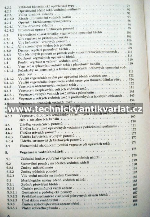 Vegetace v úpravách vodních toků a nádrží - Novák, Iblová, Škopek (1986)