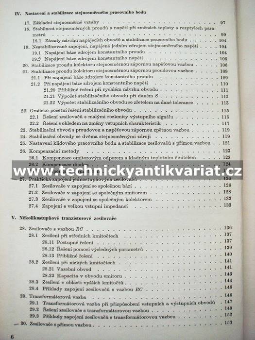 Nízkofrekvenční tranzistorové zesilovače - Jaroslav Budínský (1961)