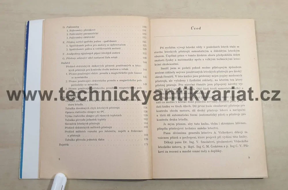 Letecké přístroje I.Letecké palubní přístroje - Theodor Duda (1947)