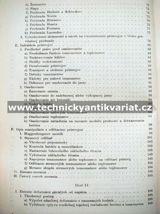 Nové metody meranie na priehradách - Bolf, Čermák, Mejzlík, Marčát, Ťavoda (1959)