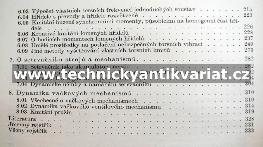Dynamika strojů - Jaroslav Kožešník (1958)