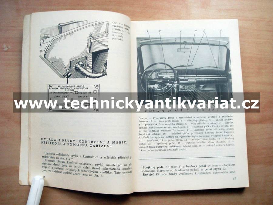 Moskcich 412 427 437 - návod k obsluze (1974)