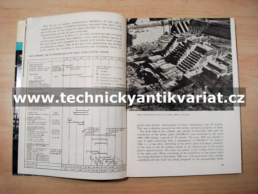 Construction of the Orlík - Votruba, Kraus (1964)