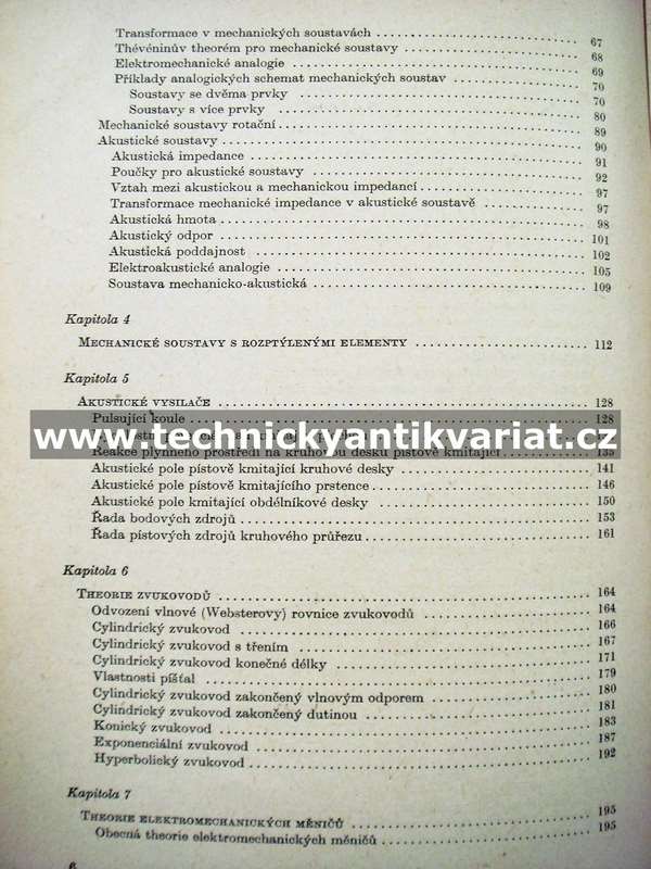 Theorie elektroakustických přístrojů I. - Josef Merhaut (1955)