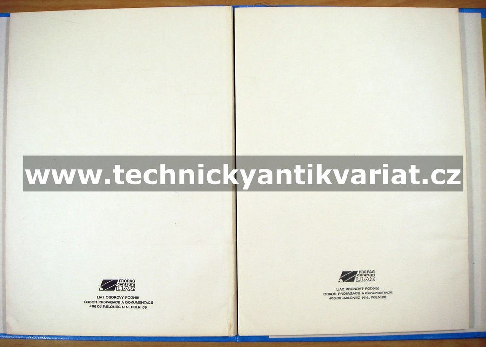 Liaz 122.053 Valník - katalog náhradních dílů (1988)