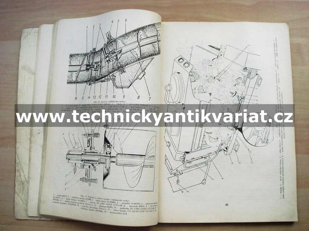 Samohybný kombajn SK6 Kolos - návod k použití (1972)