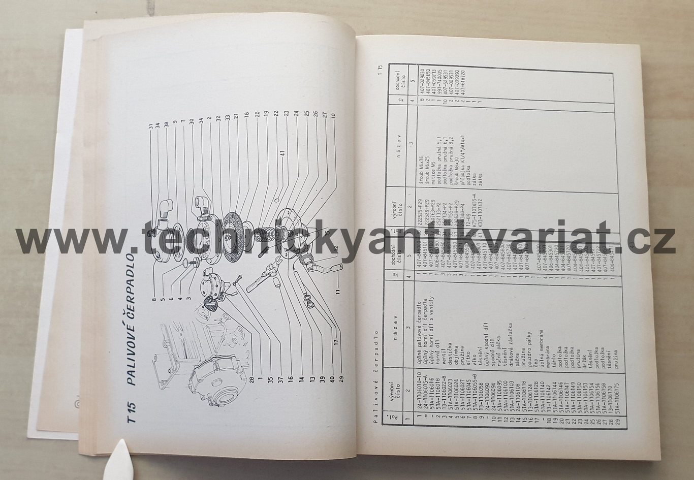 Volha 24 - katalog náhradních dílů (1980)