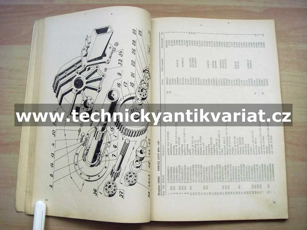 SPS 35 - seznam dílů (1985)