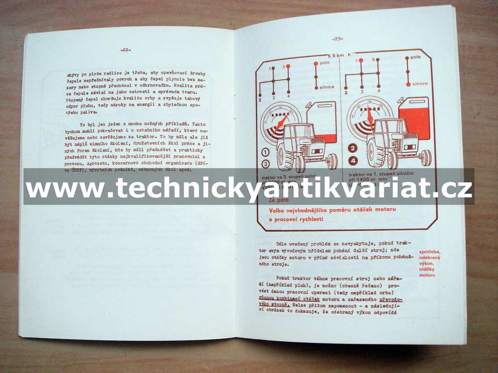 Jak a kde ušetřit naftu při provozu traktorů - Strouhal, Volková (1985)