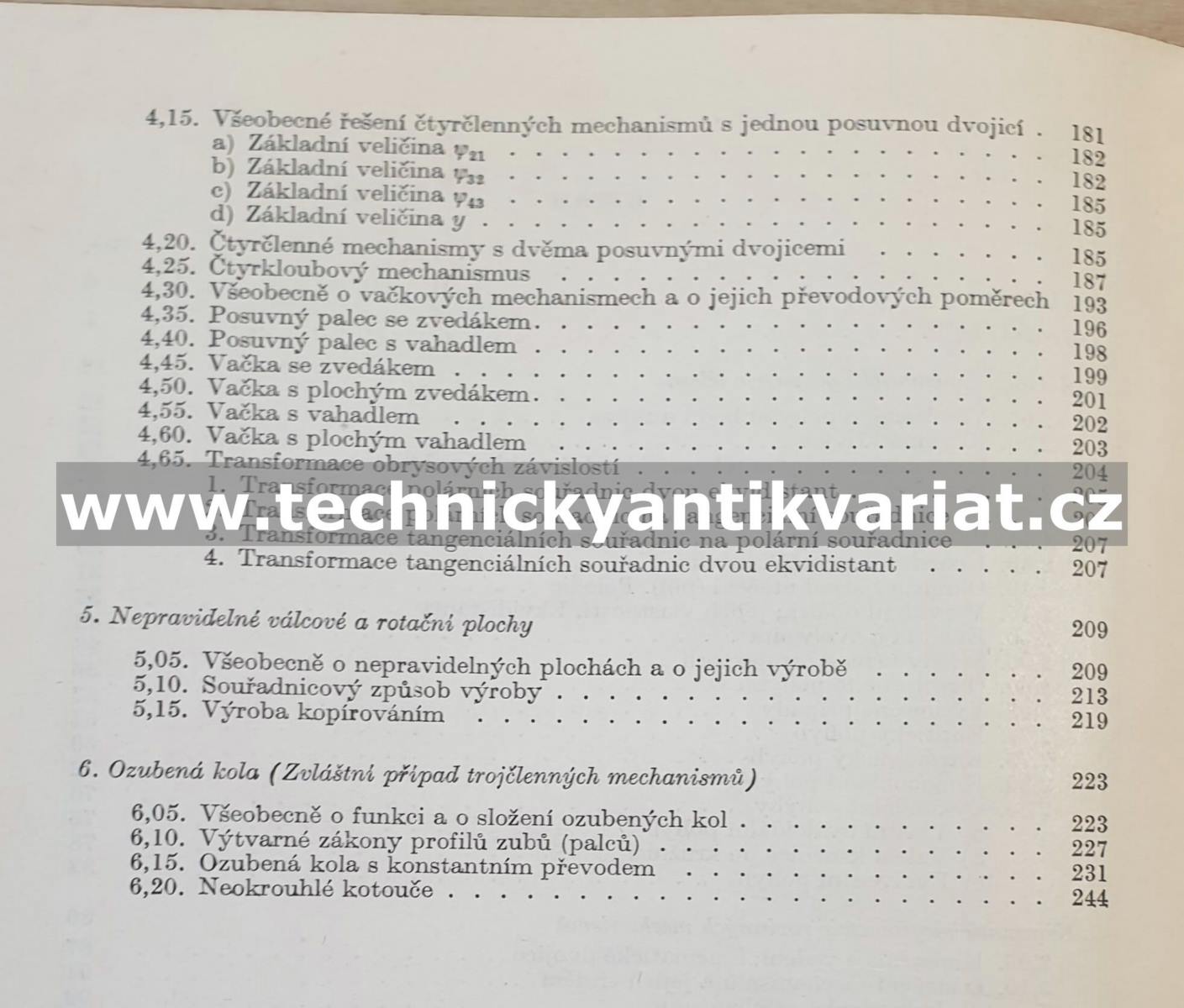 Technická mechanika - Kinematika I.II - Šrejtr (1955)