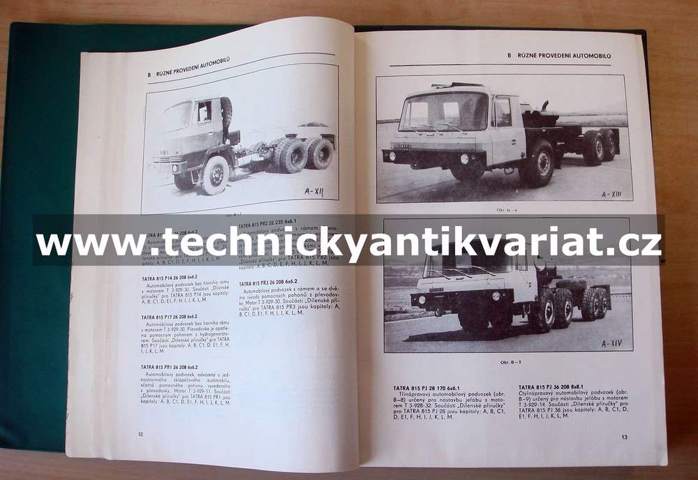 Tatra 815 - dílenská příručka (1983)