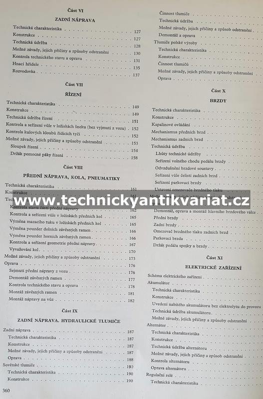 VAZ 2101, 2102, 2103 - dílenská příručka