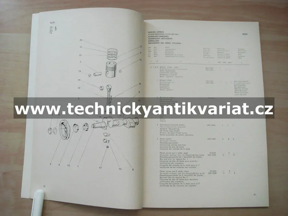 Zetor 4901, 5901, 6901 - katalog náhradních dílů (1978)