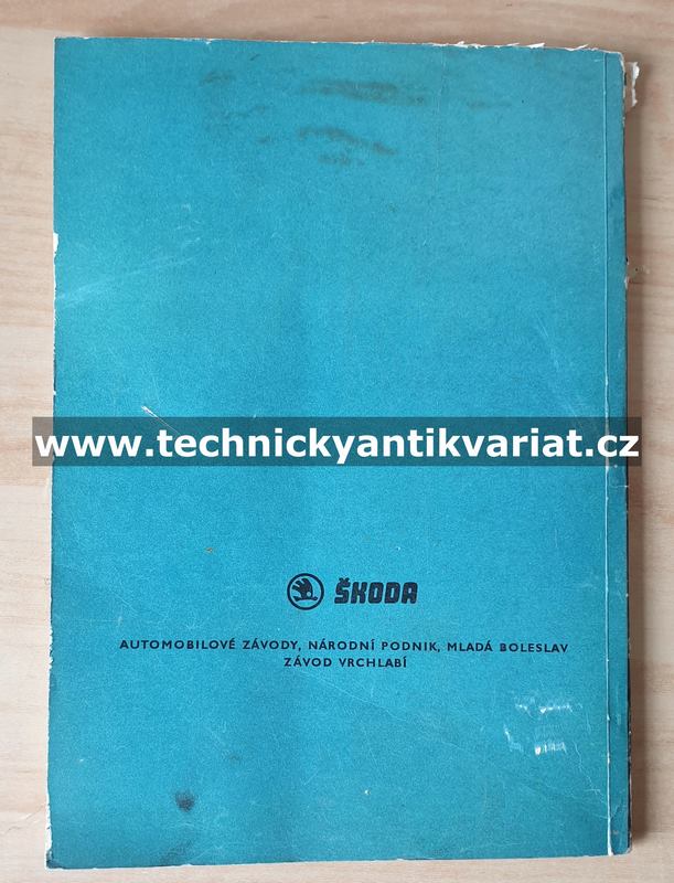 Škoda 110R - katalog náhradních dílů (1974-1975)