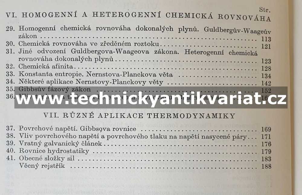Thermodynamika - František Záviška (1950)