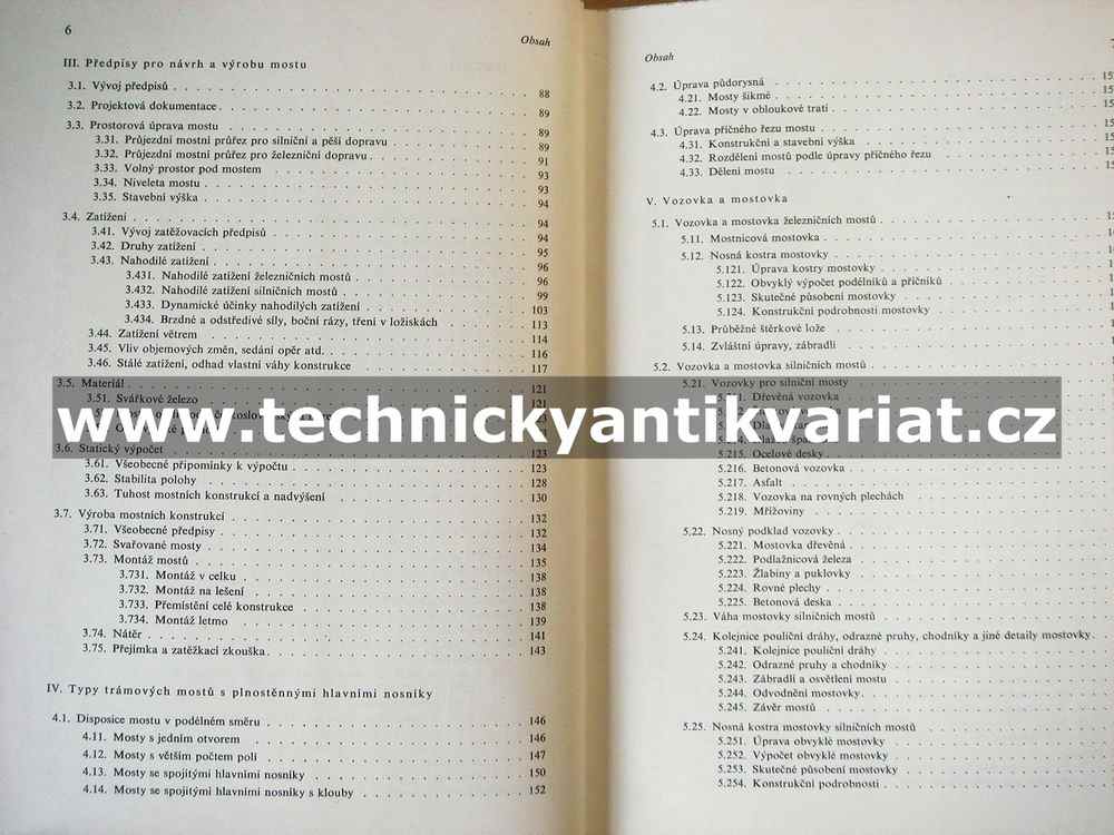 Plnostěnné ocelové mosty trámové - Faltus (1965)