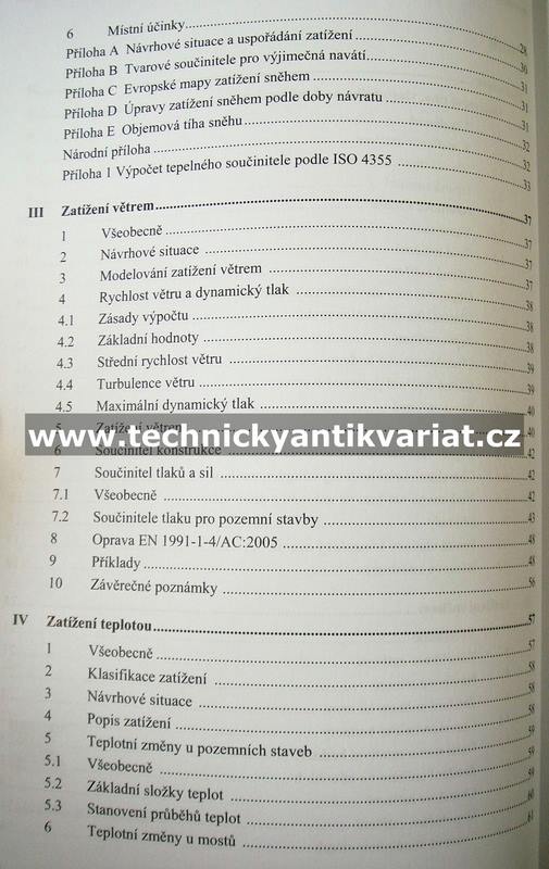 Zatížení stavebních konstrukcí a k ČSN EN 1991