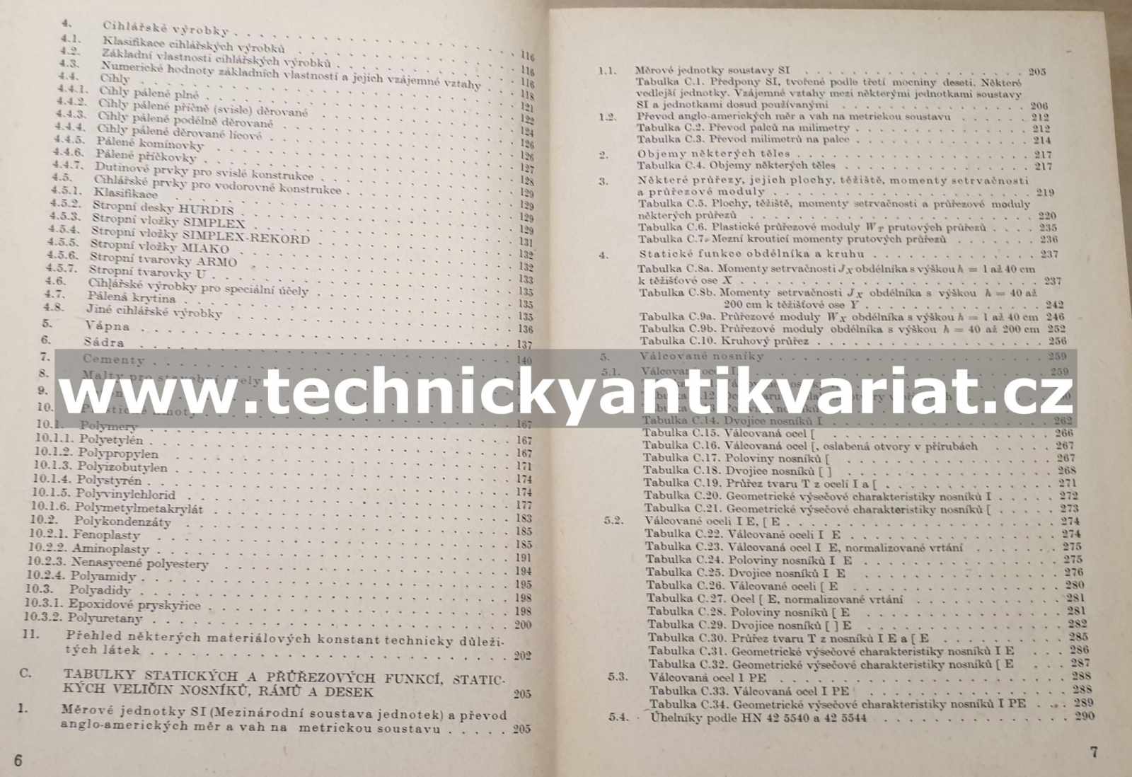 Statické tabulky pro stavební praxi - Novák, Hořejší (1978)