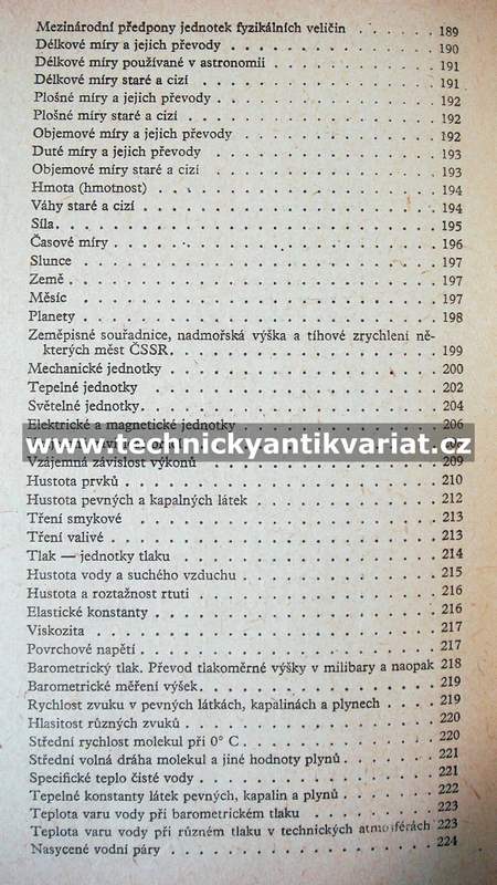 Matematické, fyzikální a chemické tabulky pro odborné školy (1964)