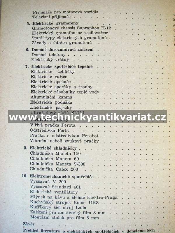 Elektrické spotřebiče v domácnosti - Jan Vrdlovec (1955)