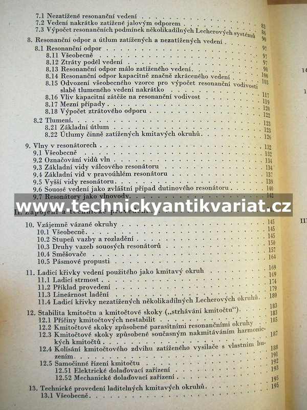 Technika decimetrový vln - G. Megla (1958)