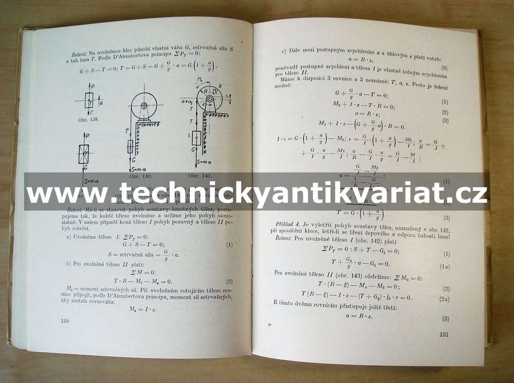 Sbírka vyřešených úloh z technické machaniky III. - dynamika a kinematika - Jan Wanner (1952)