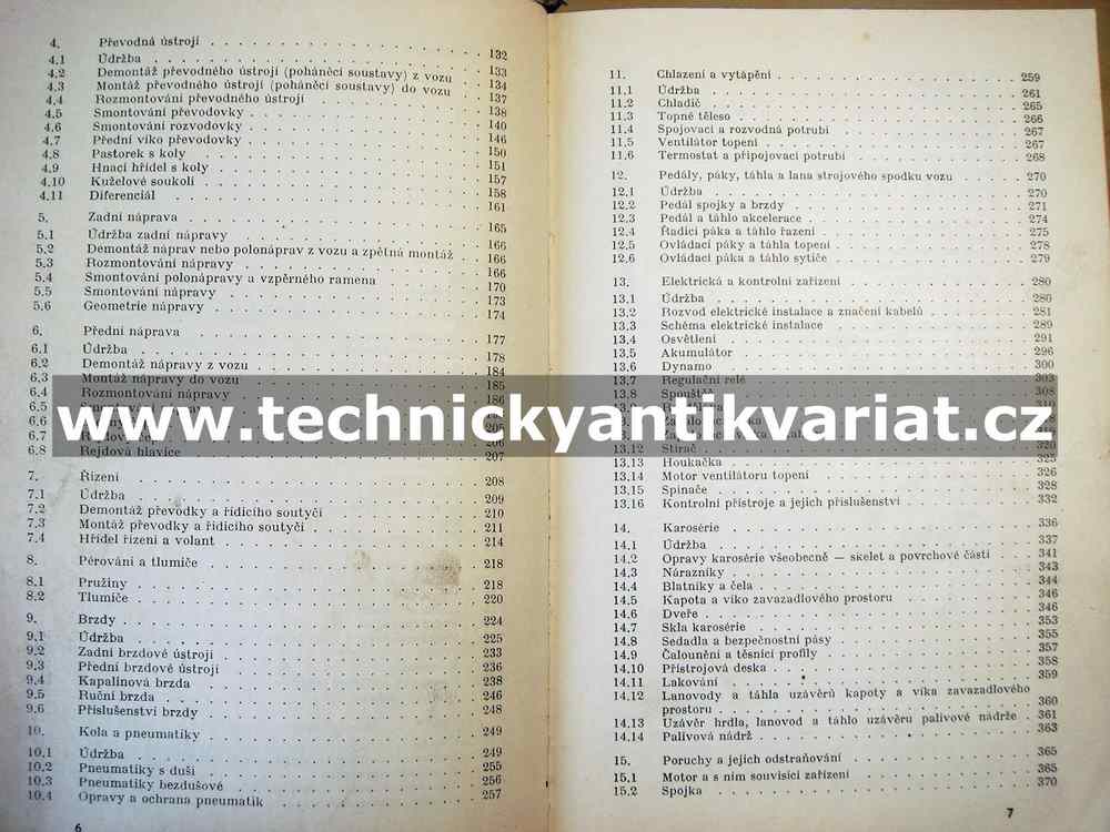 Škoda 100, 100L, 110L, 110LS, 110RS - údržba a opravy (1972)