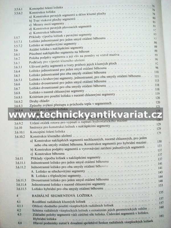 Segmentová ložiska - Ševčík, Knotek (1985)