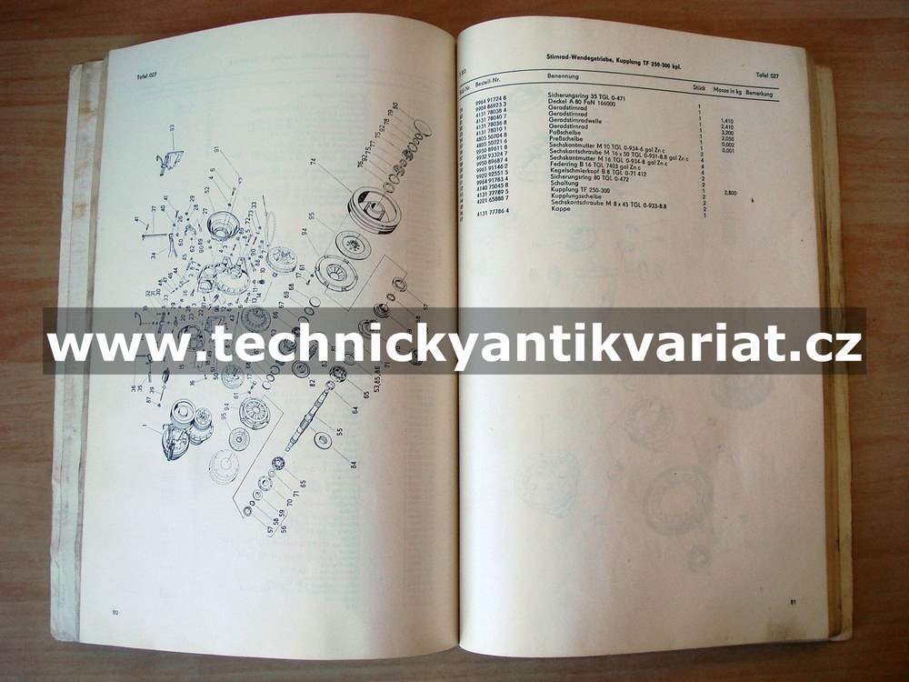 Schwadmaher E303 - Ersatzteilkatalog (1985)