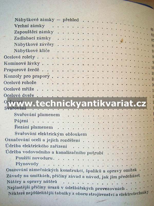 Zámečnická údržba - Ctibor Wohl (1964)
