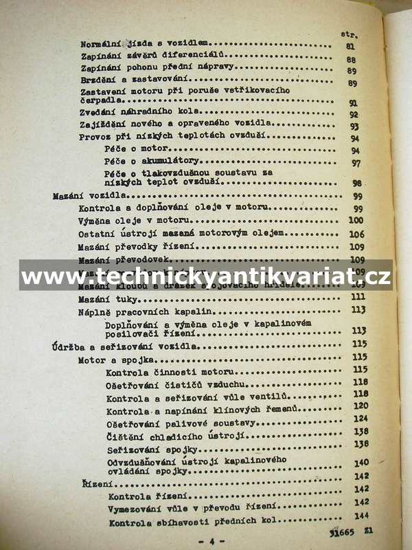 Tatra 138 - příručka pro řidiče (1965)