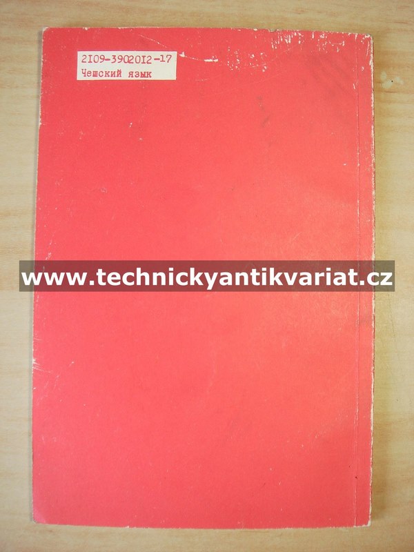 VAZ 2109, 21093, 21096 - návod k obsluze