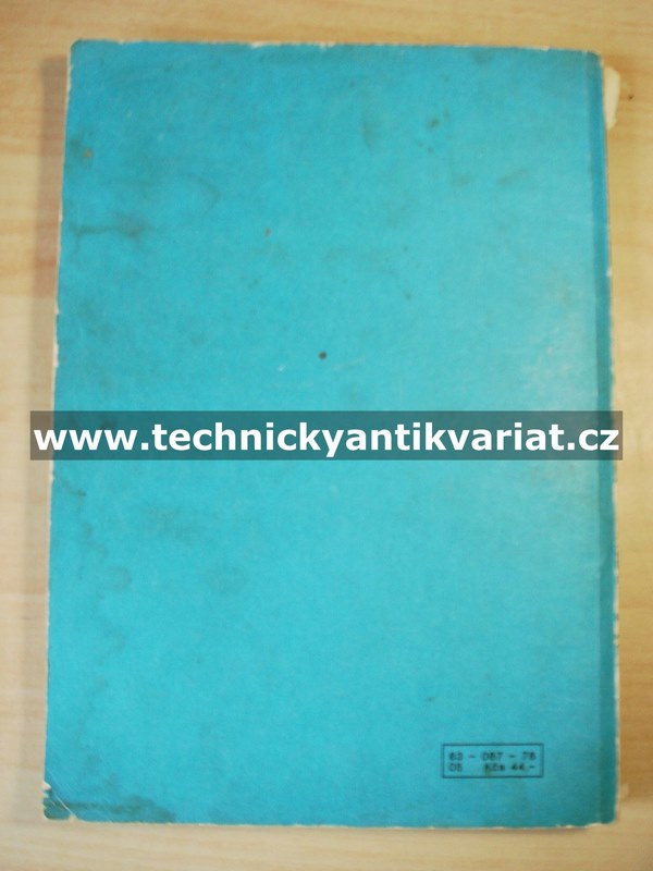Trabant 601 - katalog náhradních dílů (1978)