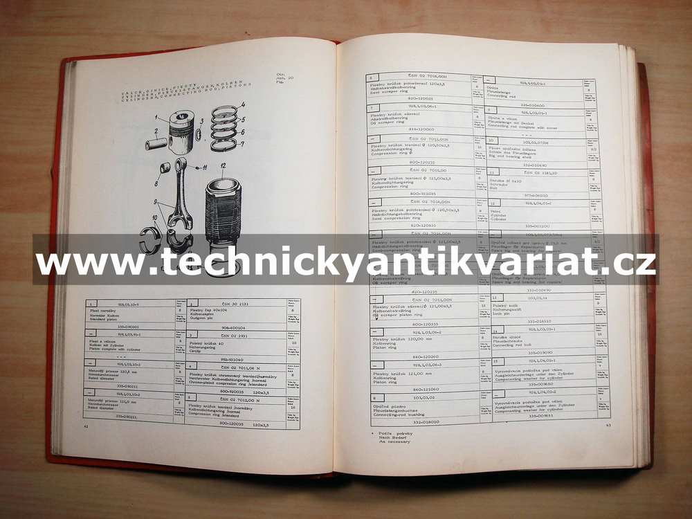 Autorýpadlo D032a - katalog náhradních dílů (1970)