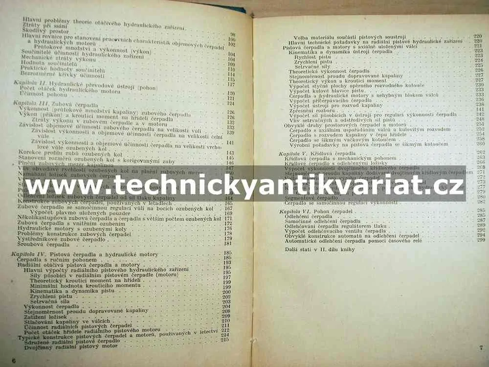 Hydraulické zařízení v letadlech I.,II. - Bašta (1957)