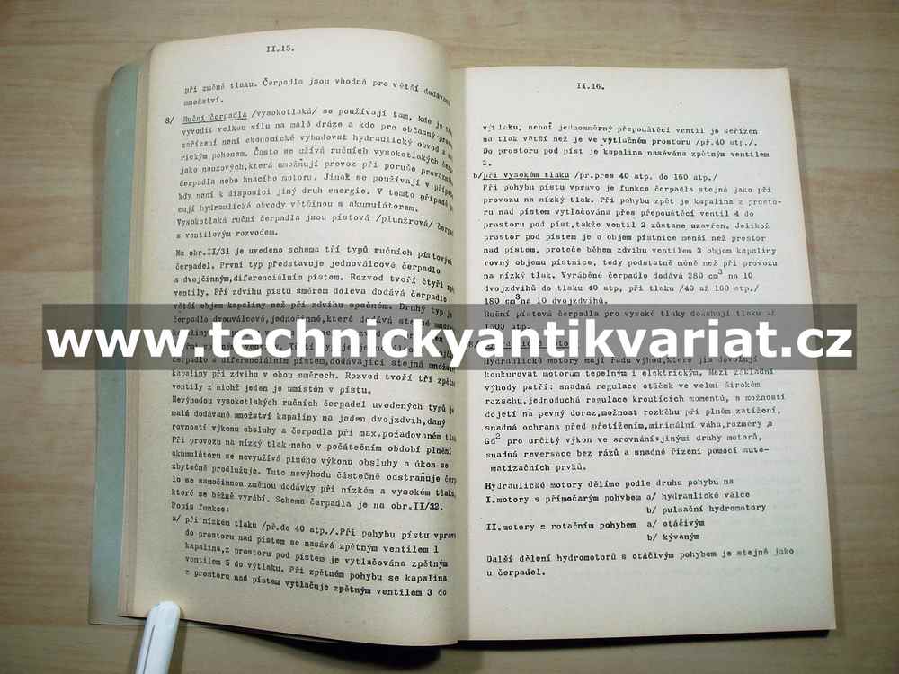 Hydraulika na zemědělských strojích a zařízeních (1967)