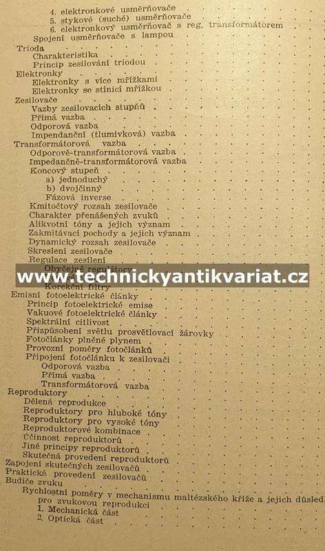 Elektrotechnika pro promítače - Holub, Strnad (1945)