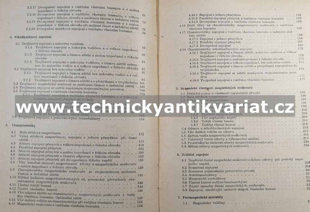 Magnetické zesilovače - Gabler, Haškovec, Tománek (1961)