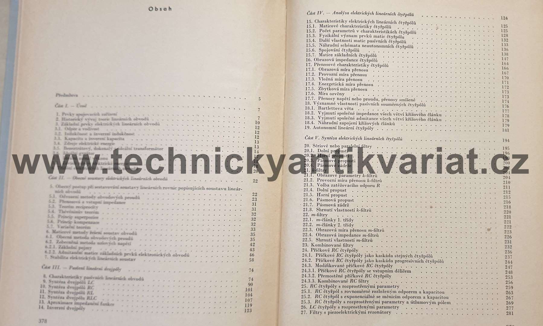Elektrické lineární obvody - Kvasil (1967)