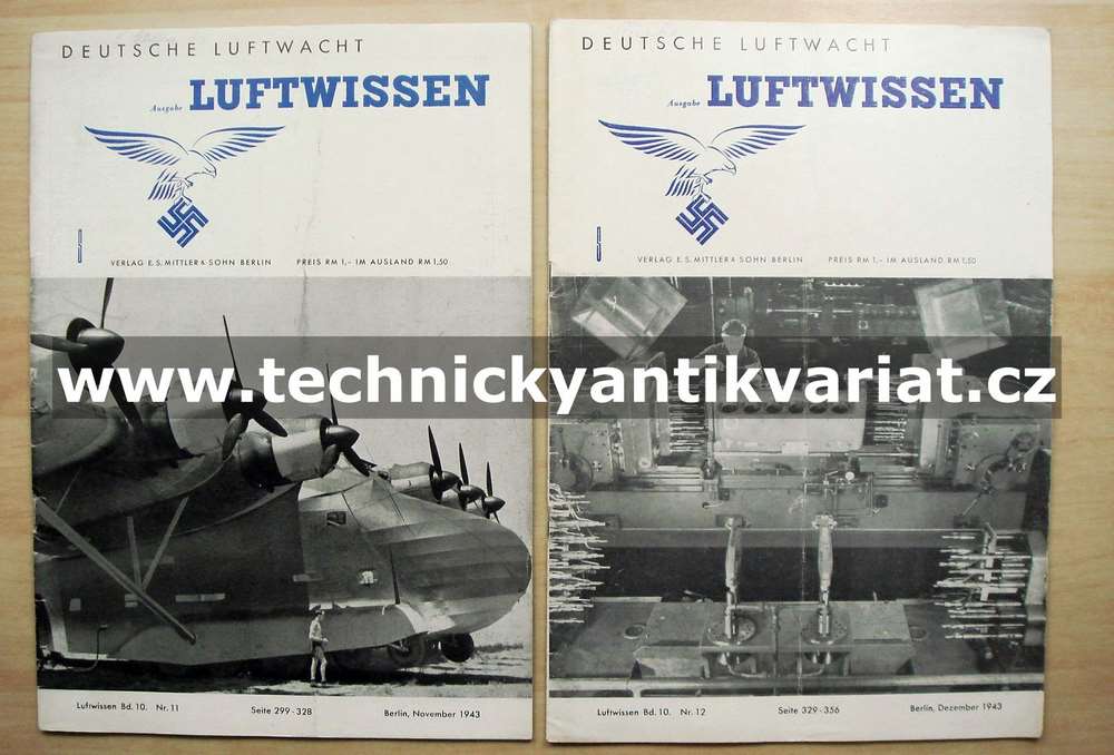 Deutsche luftwacht Ausgabe LUFTWISSEN (1943) 8KS